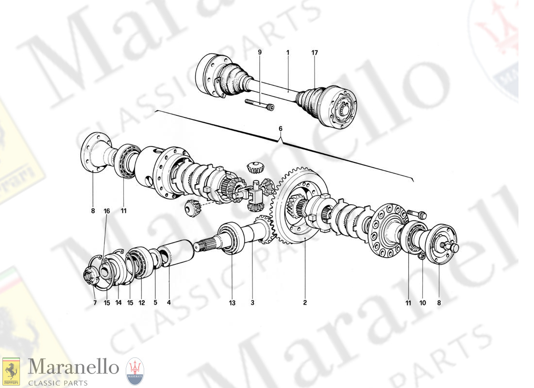 032 - Differential And Axle Shafts