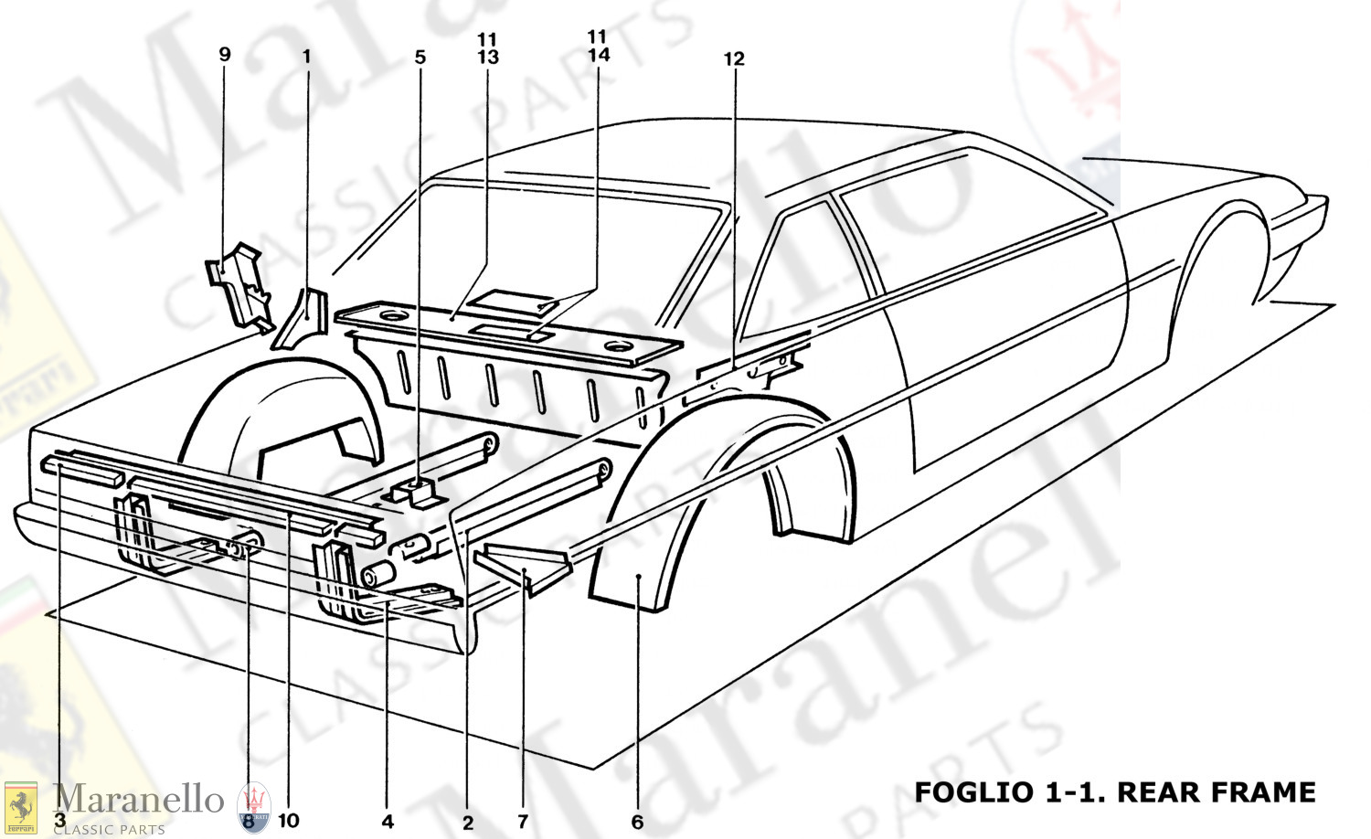 201A - Rear Frame