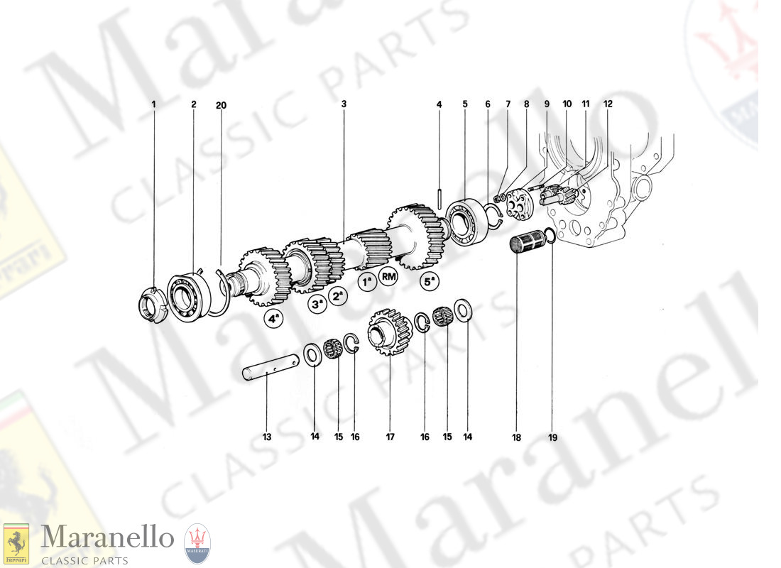 027 - Main Shaft And Oil Pump (400 Gt)