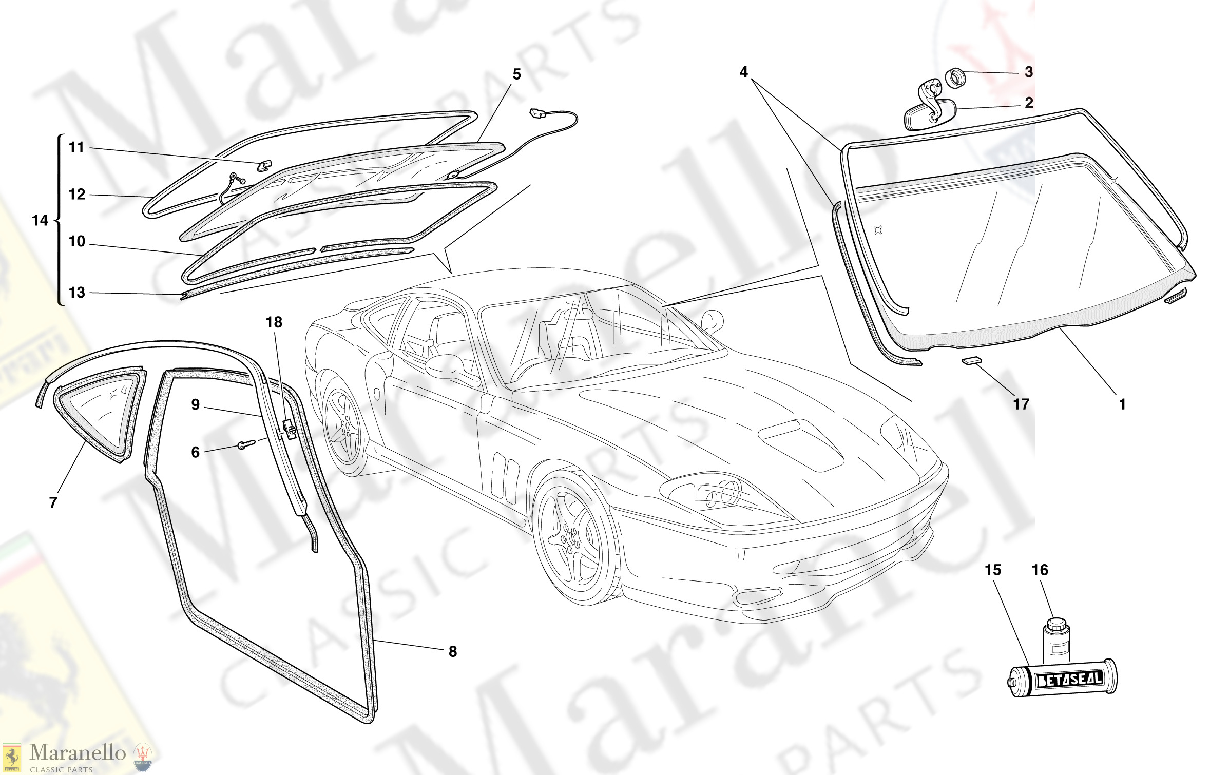 121 - Glasses And Gaskets