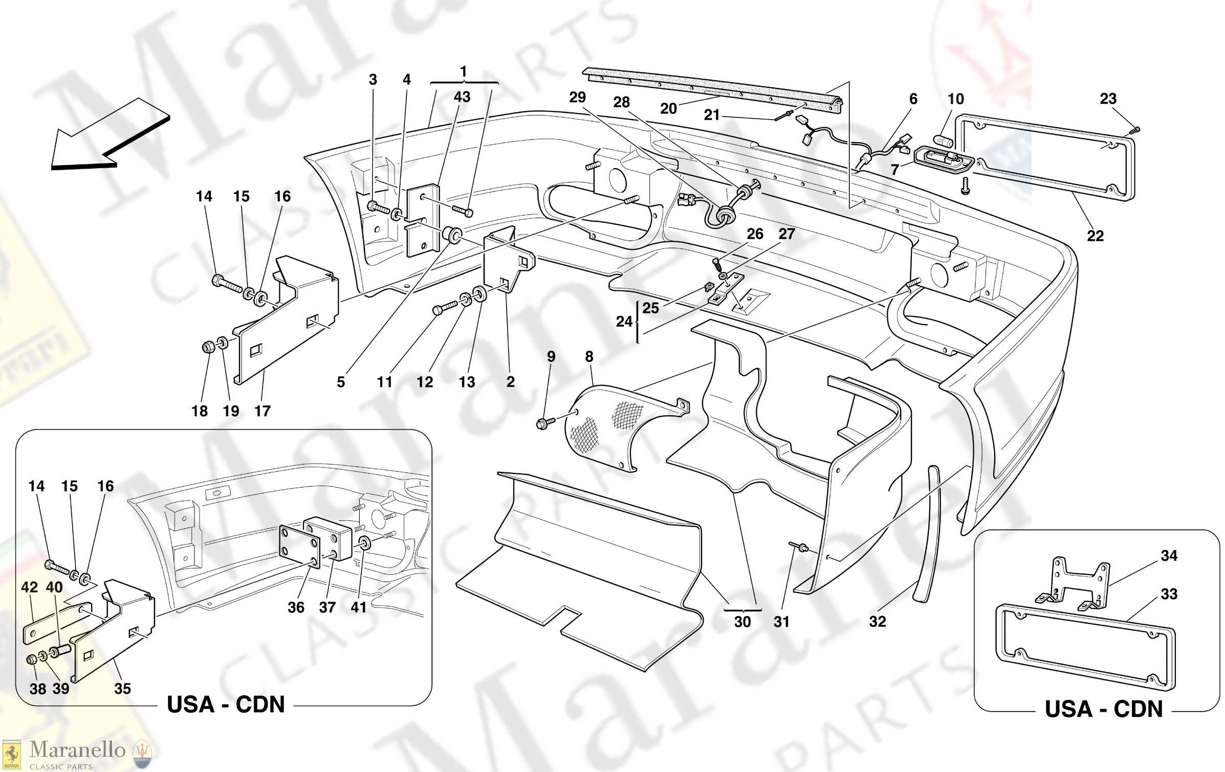 107 - Rear Bumper