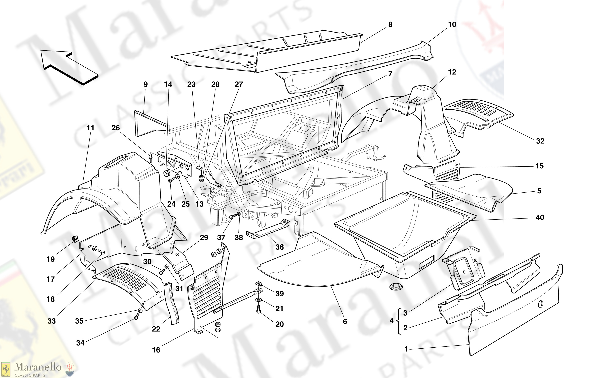 103 - Rear Structures And Components