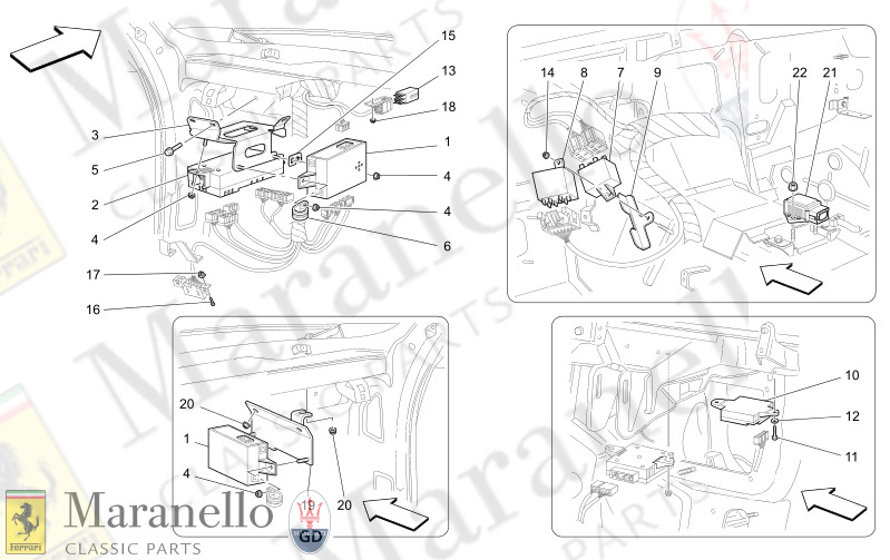 C8.74 - 1 PASSENGER COMPARTMENT CONTROL UNITS