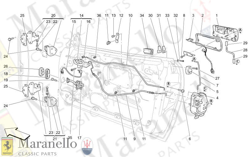 C9.31 - 1 FRONT DOORS MECHANISMS