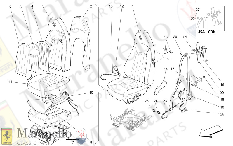 C9.40 - 1 FRONT SEATS TRIM PANELS