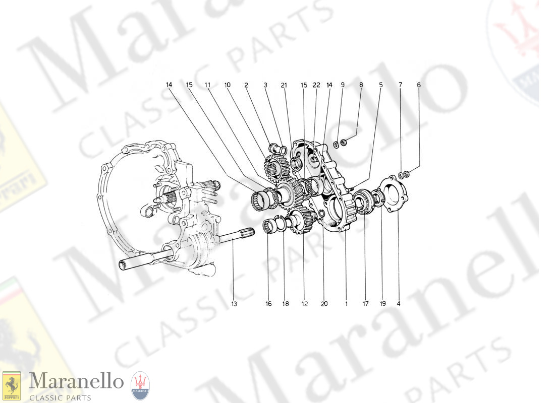 018 - Transmission Drop Gears