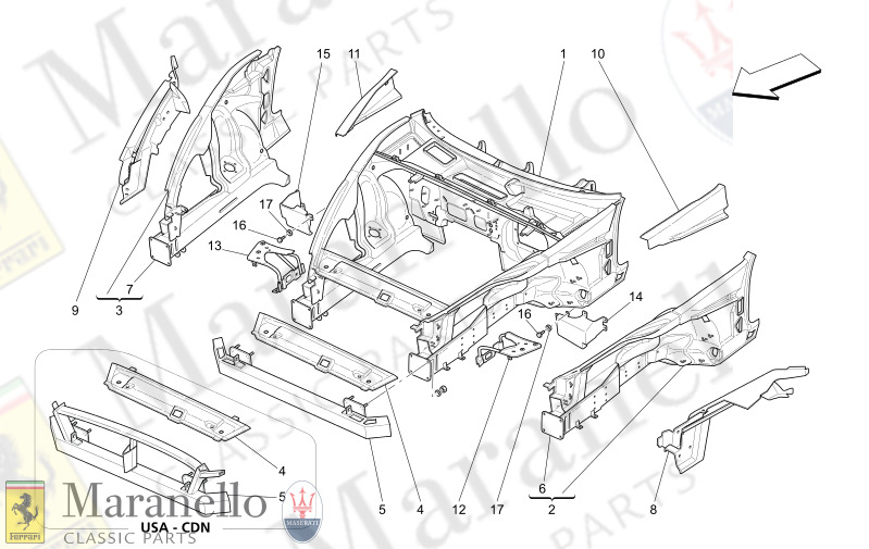 C9.03 - 1 FRONT STRUCTURAL FRAMES AND SHEET PANELS