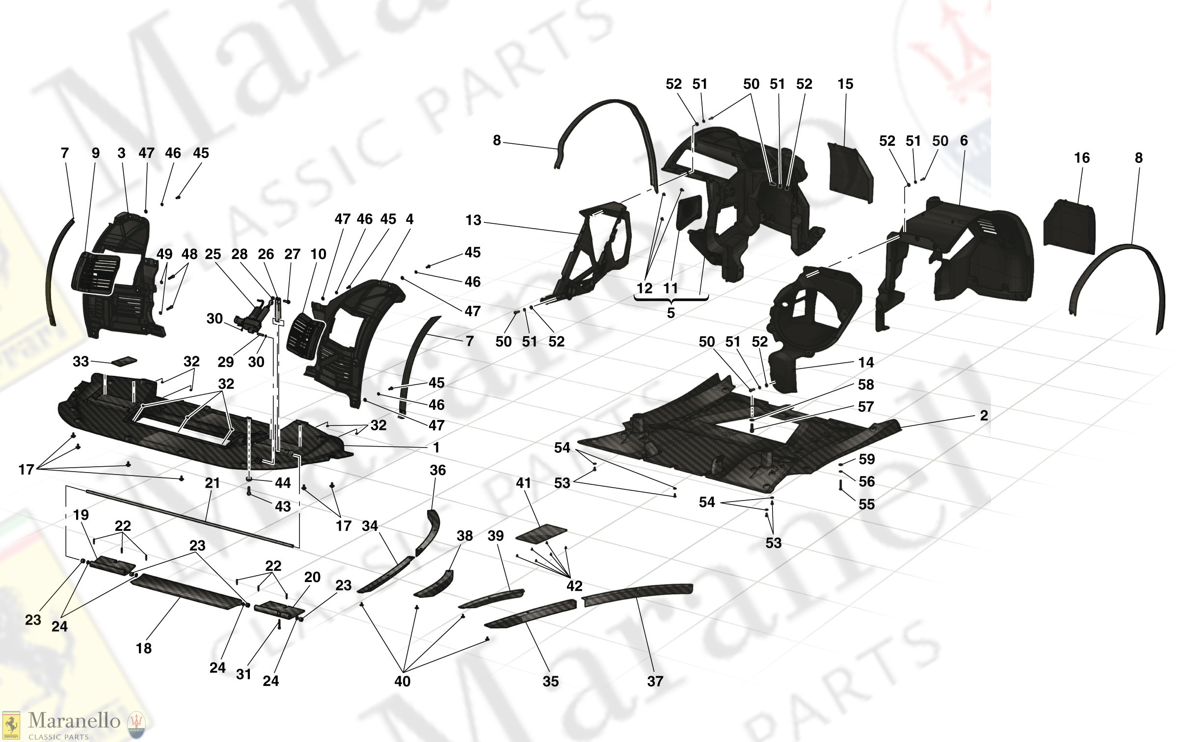 103 - Flat Undertray And Wheelhouses