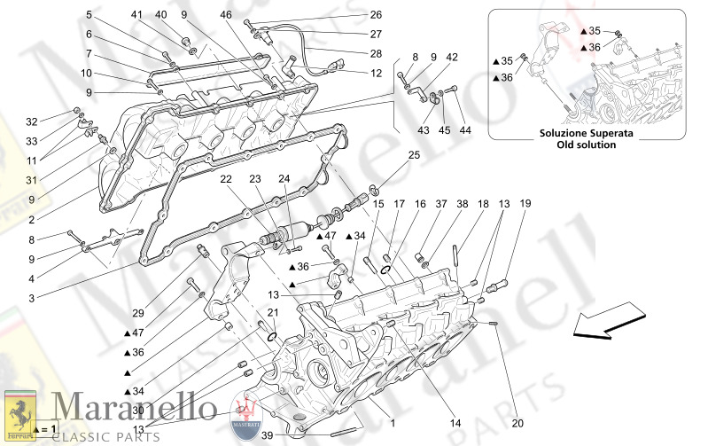 M1.20 - 1 RH CYLINDER HEAD