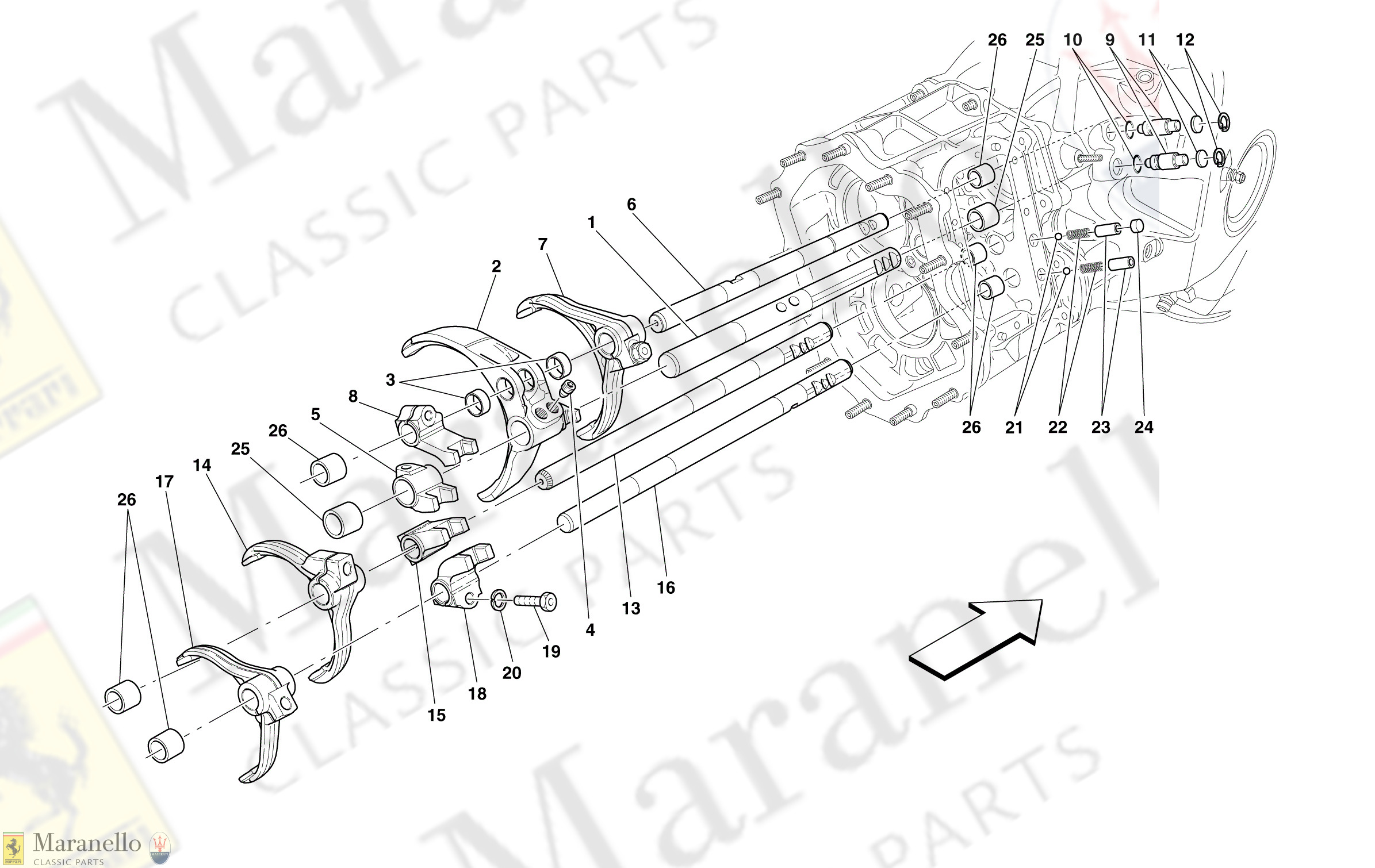 C 29 - Inner Gearbox Controls