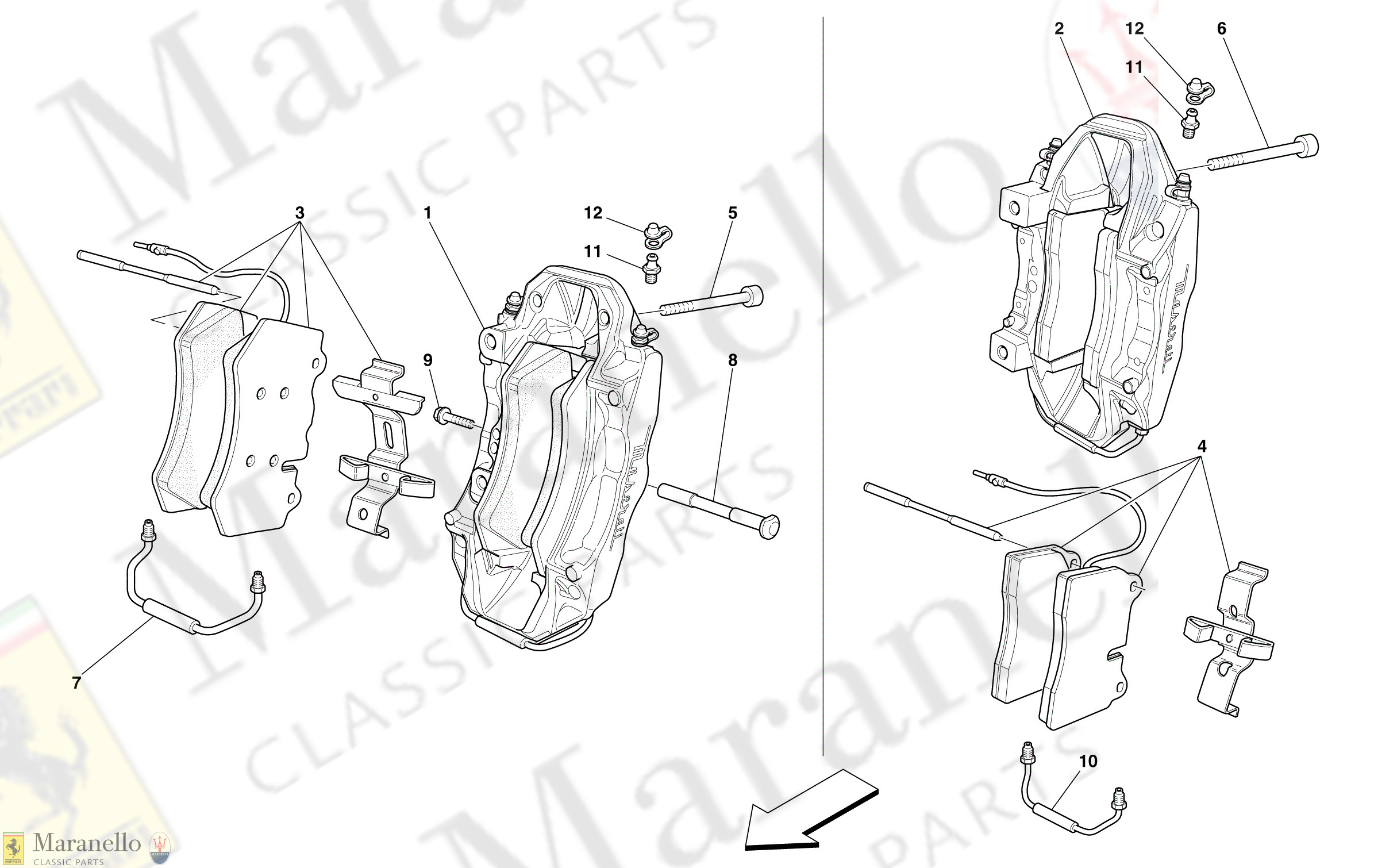 C 35 - Front And Rear Brakes Calipers