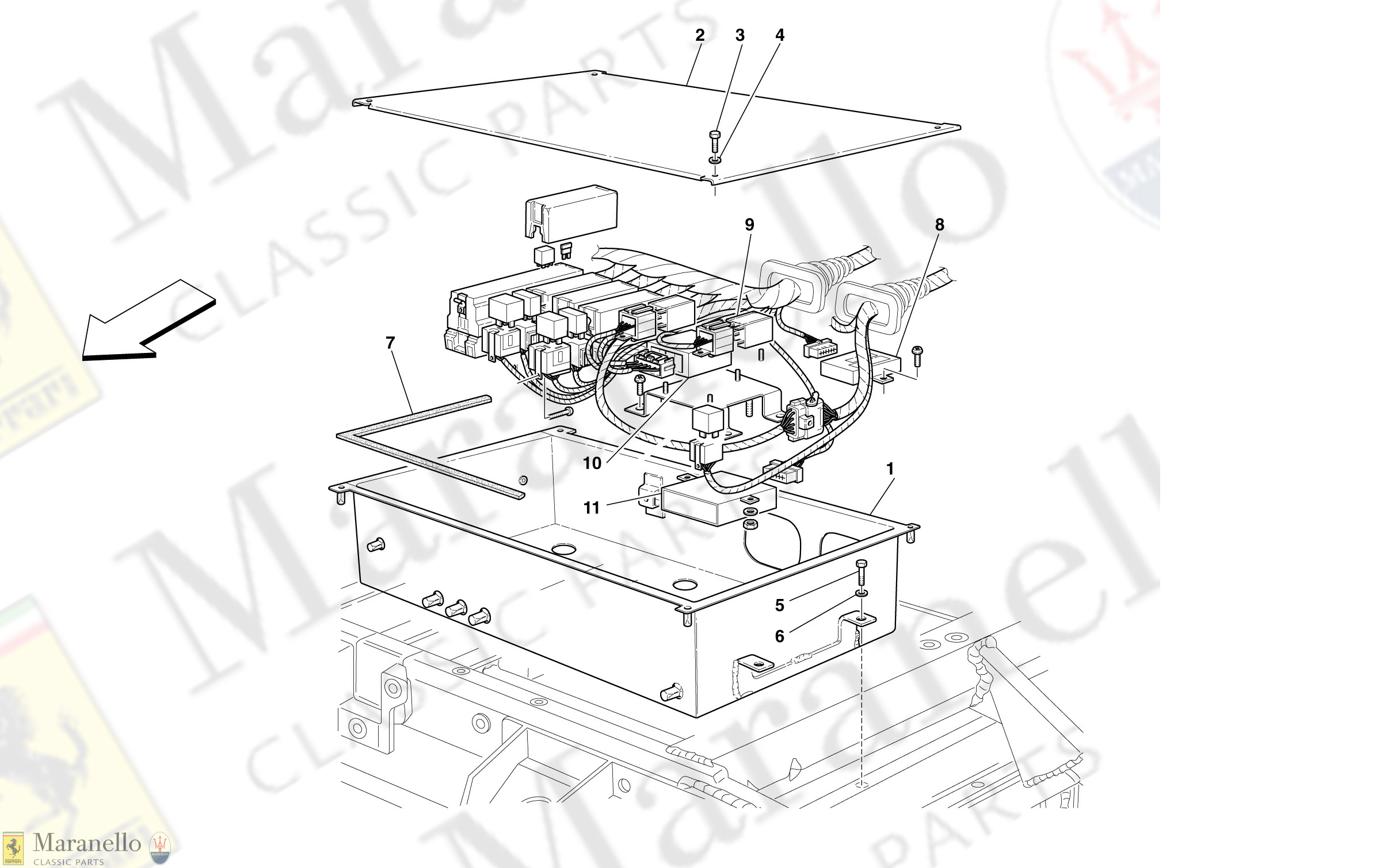 C 119 - Front Electrical Boards