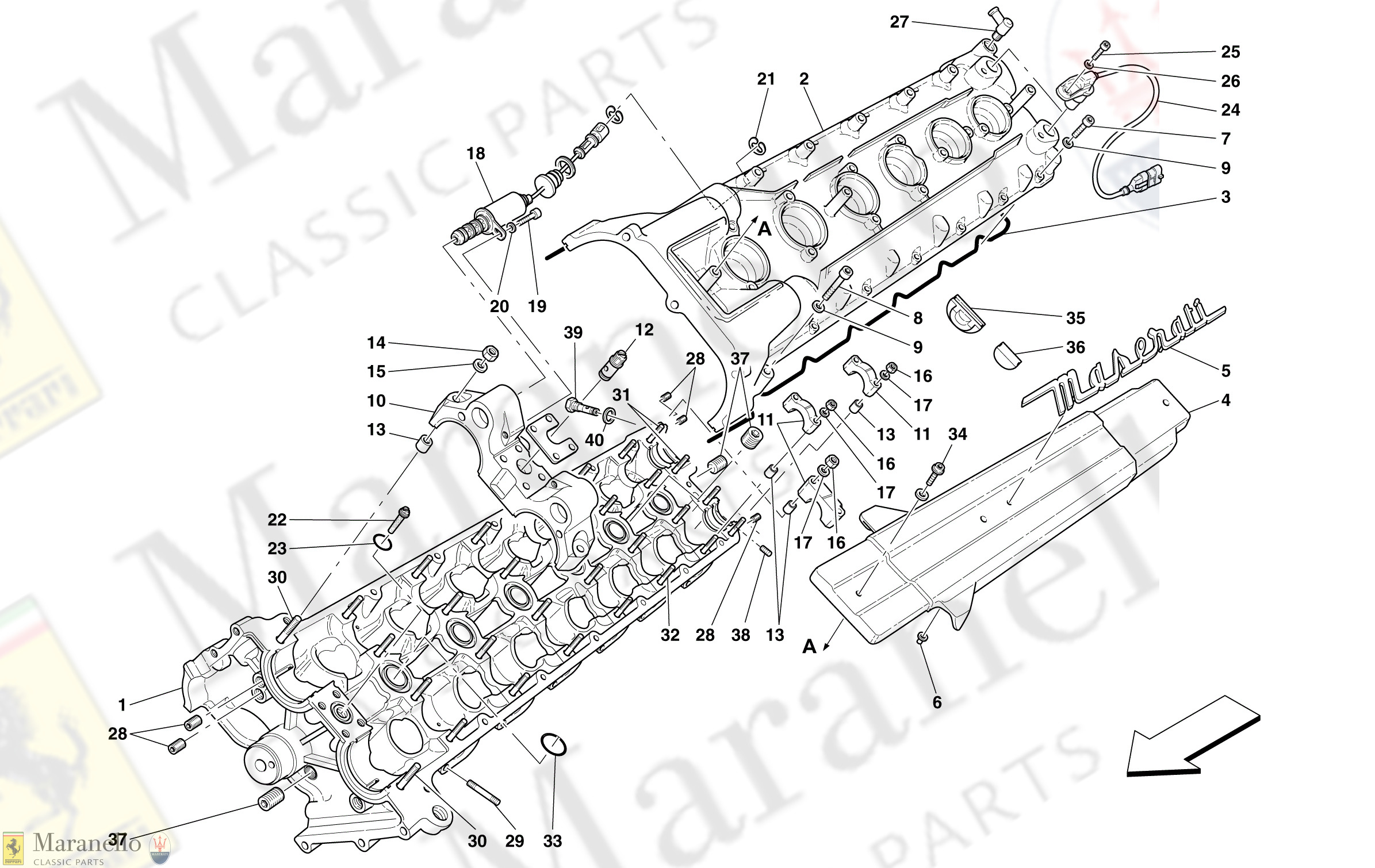 C 4 - Lh Cylinder Head