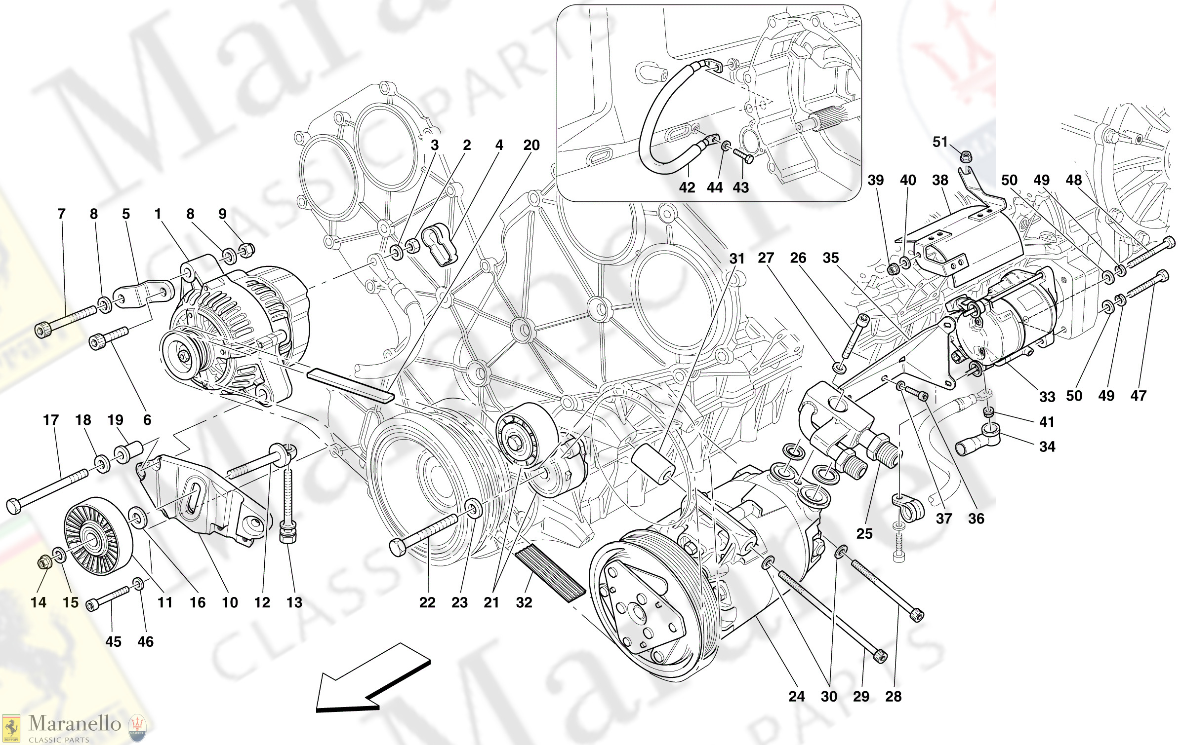 C 48 - Alternator, Starting Motor And Ac Compressor