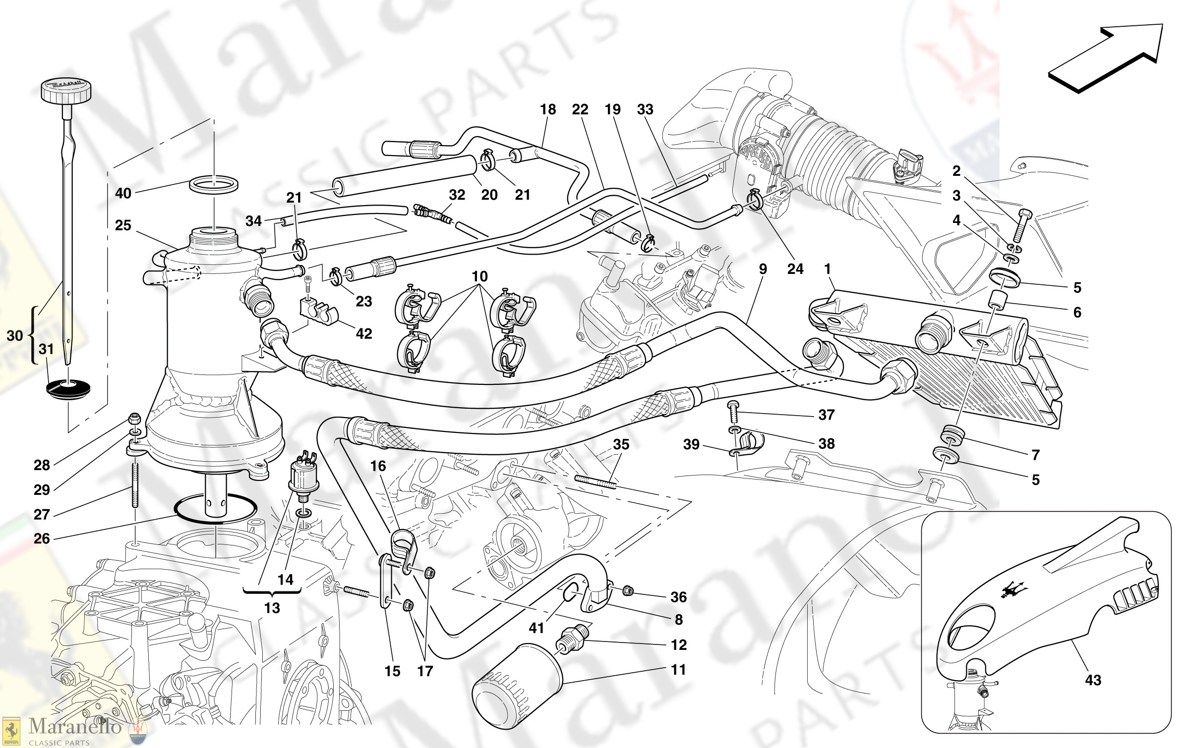 C 16 - Lubrication System And Blow-By System