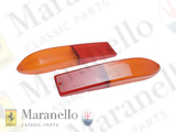 Rear Lamp Lens Pair Amber/Red