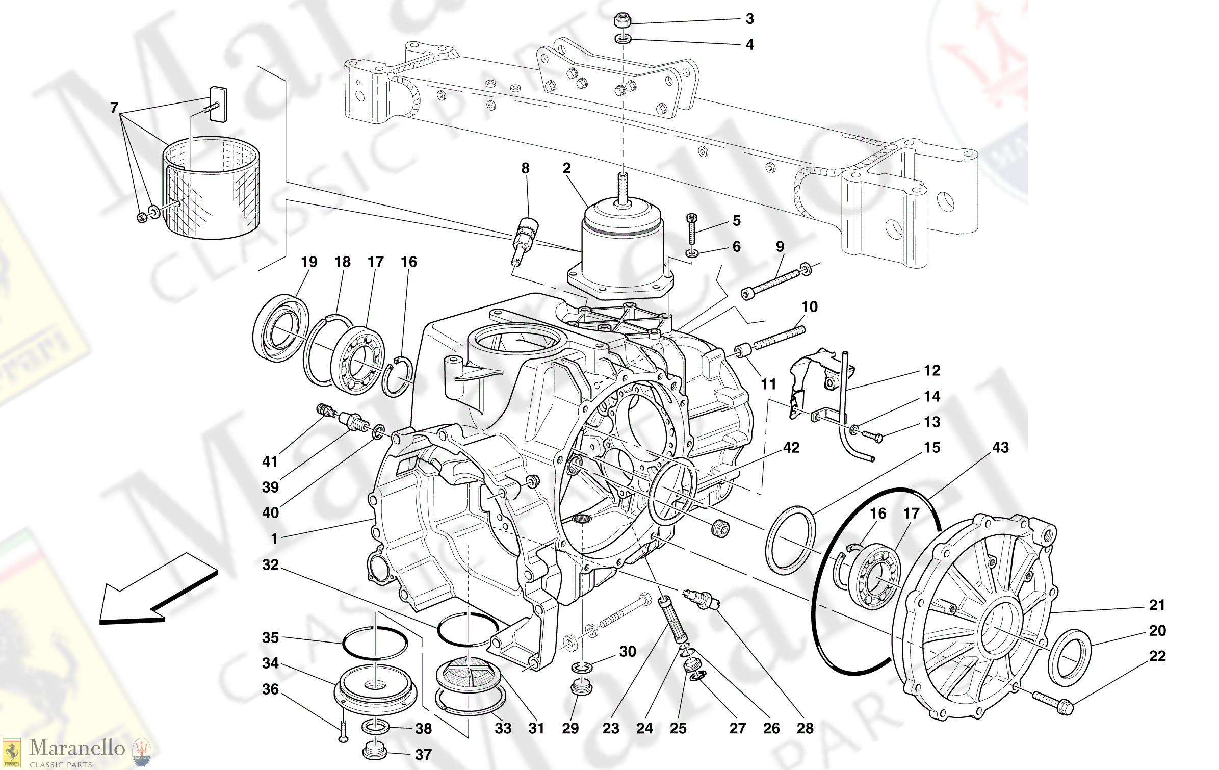 C 25 - Gearbox / Differential Housing