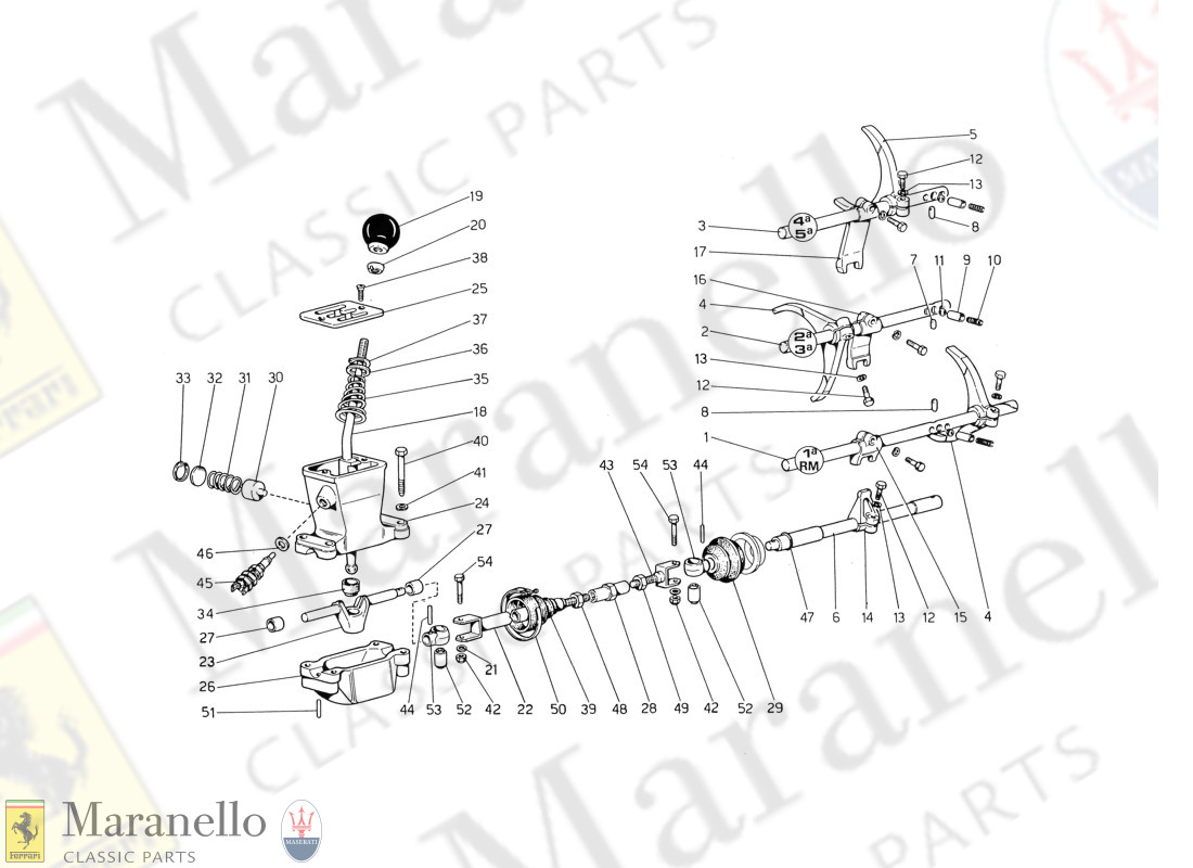 23B - Gearbox Controls (From Car No. 18825)