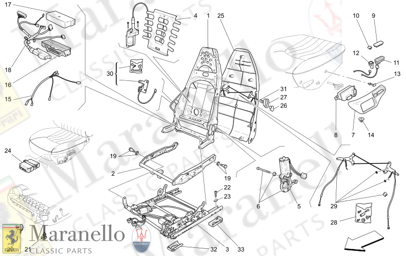 C9.41 - 1 FRONT SEATS MECHANICS AND ELECTRONICS