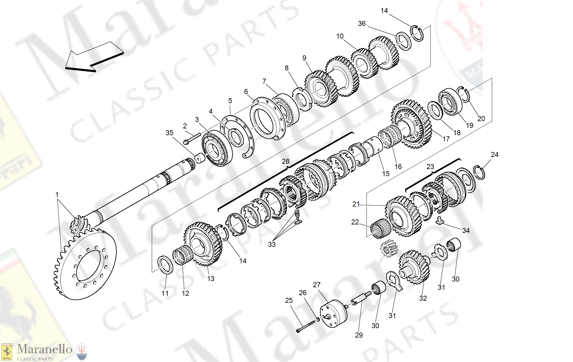 033 - Lay Shaft Gears