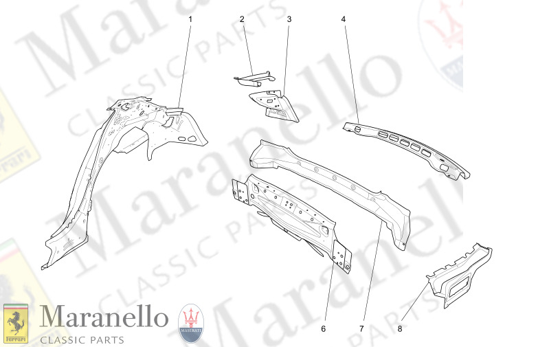 09.02 - 1 BODYWORK AND REAR OUTER TRIM PANELS