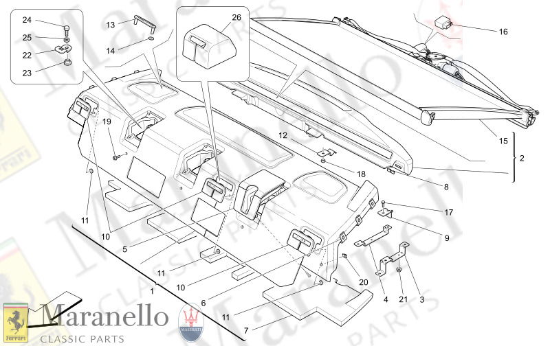 09.46 - 2 REAR PARCEL SHELF      Available with Po