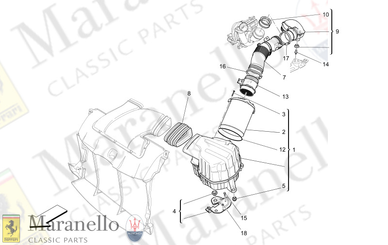 01.41 - 2 AIR FILTER, AIR INTAKE AND DUCTS