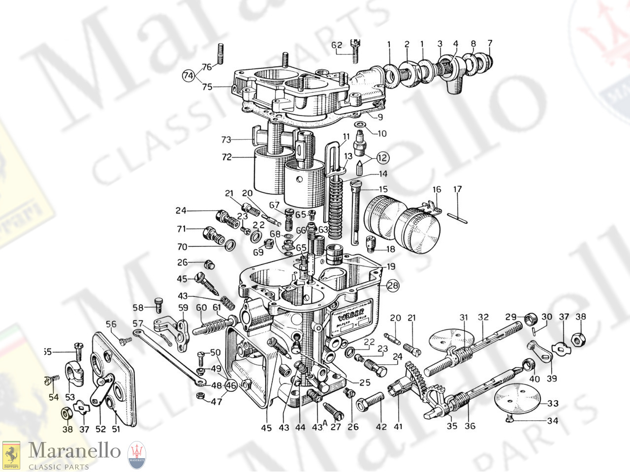 005 - Weber Carburettor (40 Dcz/6)