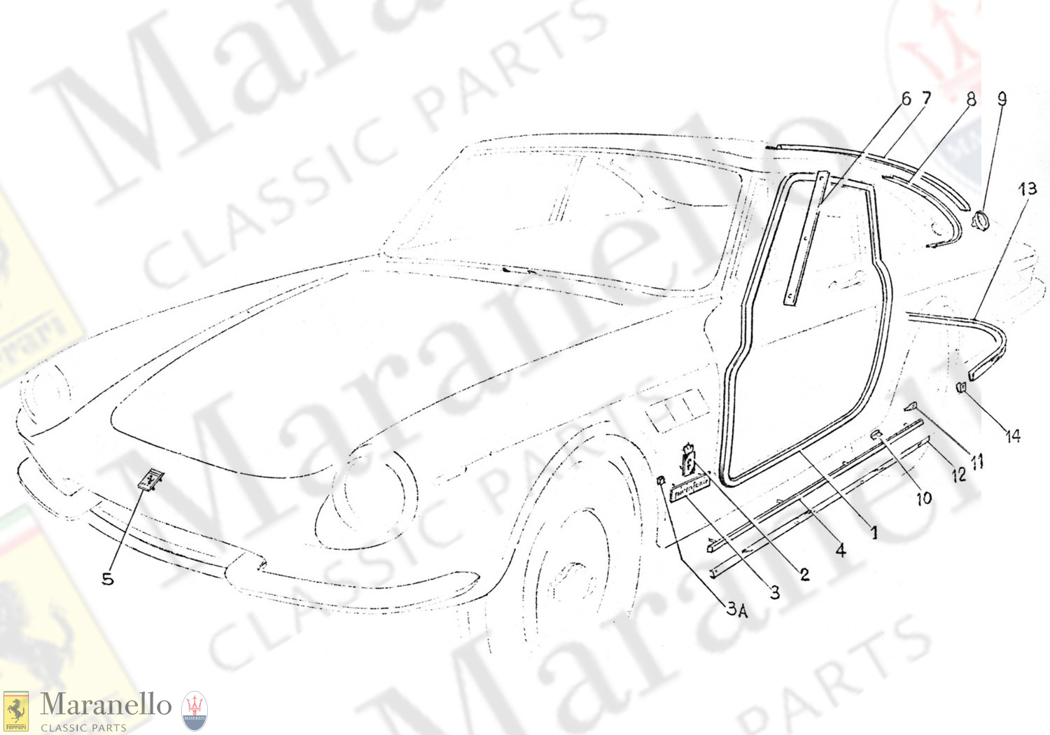 215 - External Side Trim Components