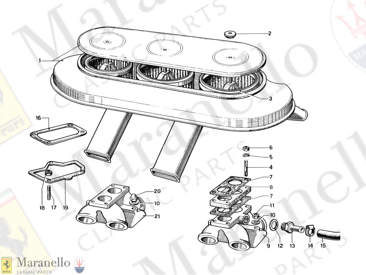 006 - Air Filter And Manifolds