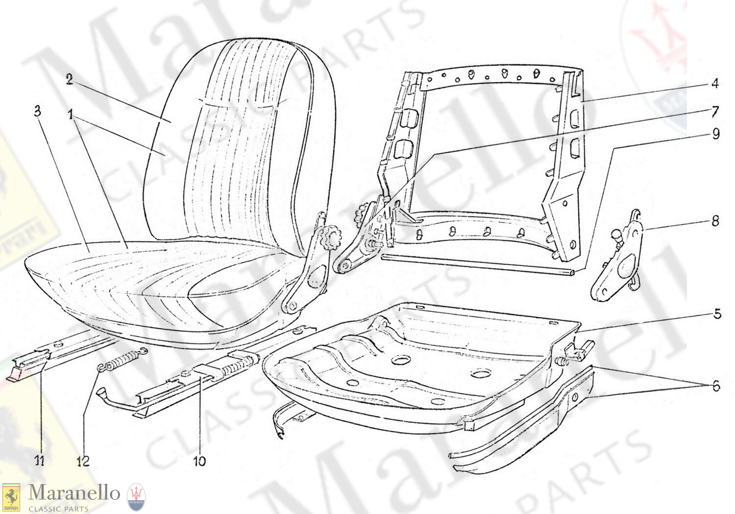 219 - Seats Components