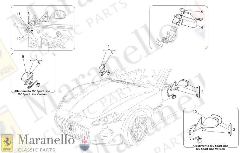 09.35 - 1 INTERNAL AND EXTERNAL REAR-VIEW MIRRORS