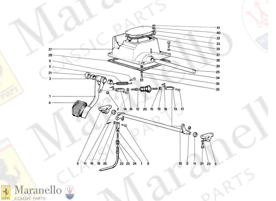 043 - Pedal Board - Clutch Control (Variants For RHD Versions)