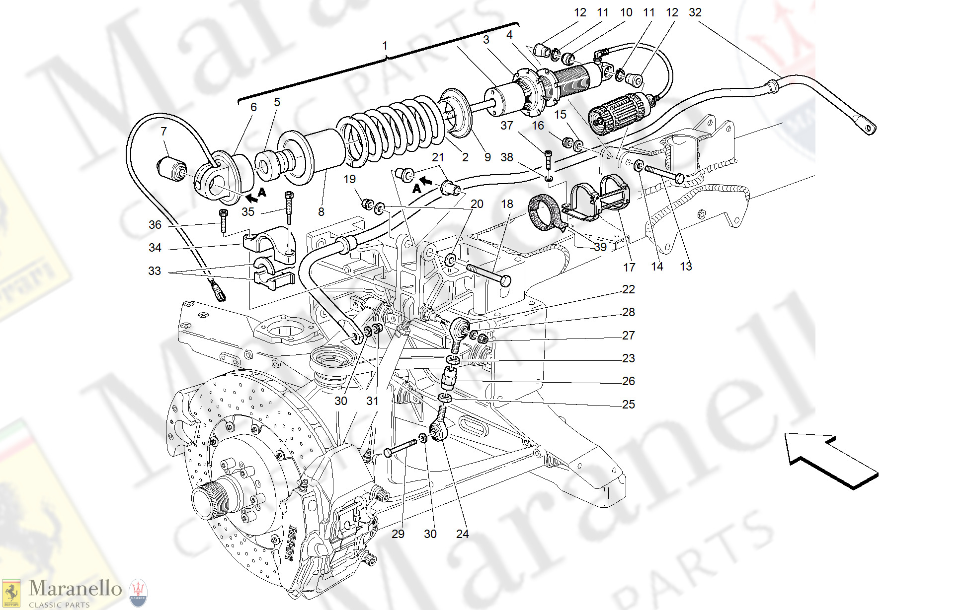 043 - Rear Suspensions - Shock Absorber And Stabilizer Bar