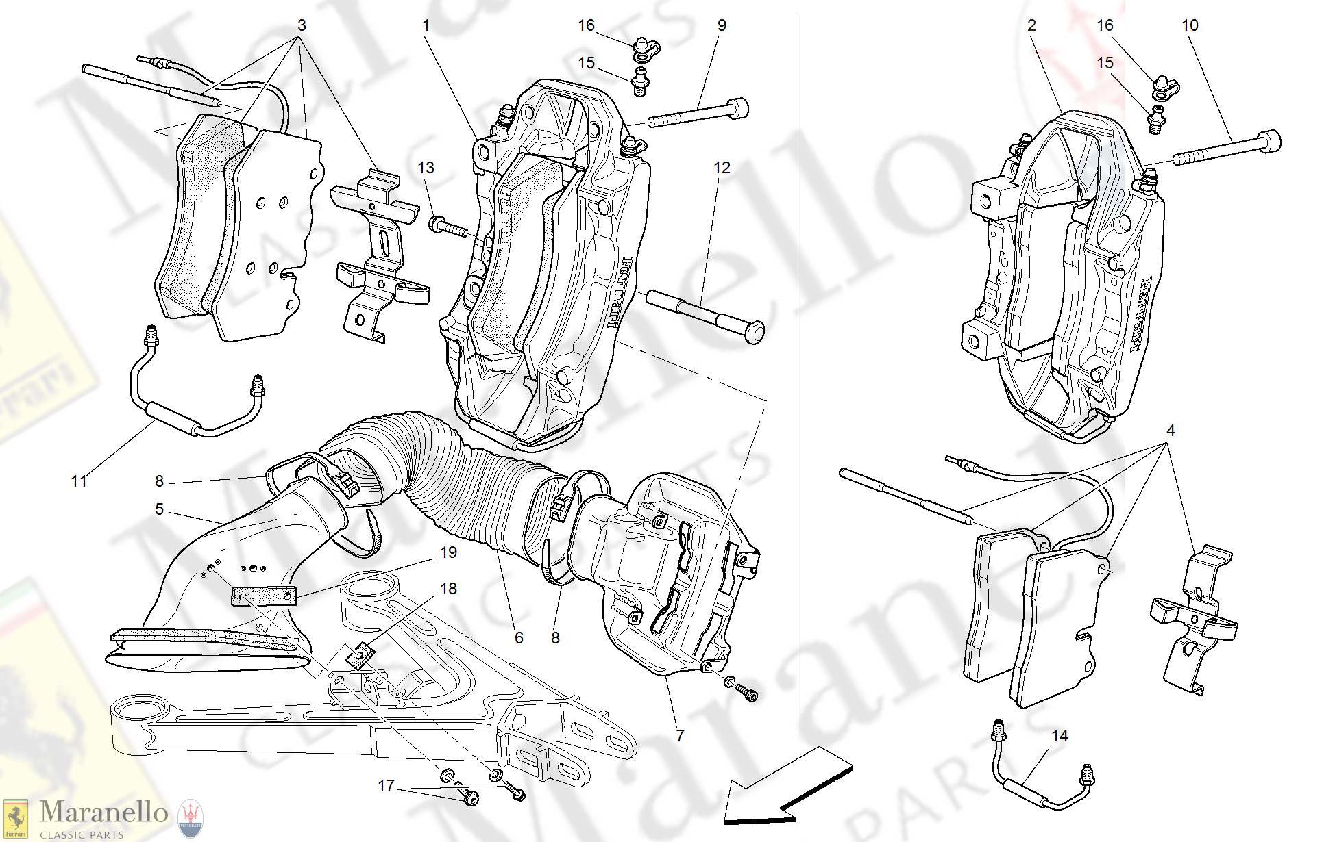 034 - Front And Rear Brakes Calipers