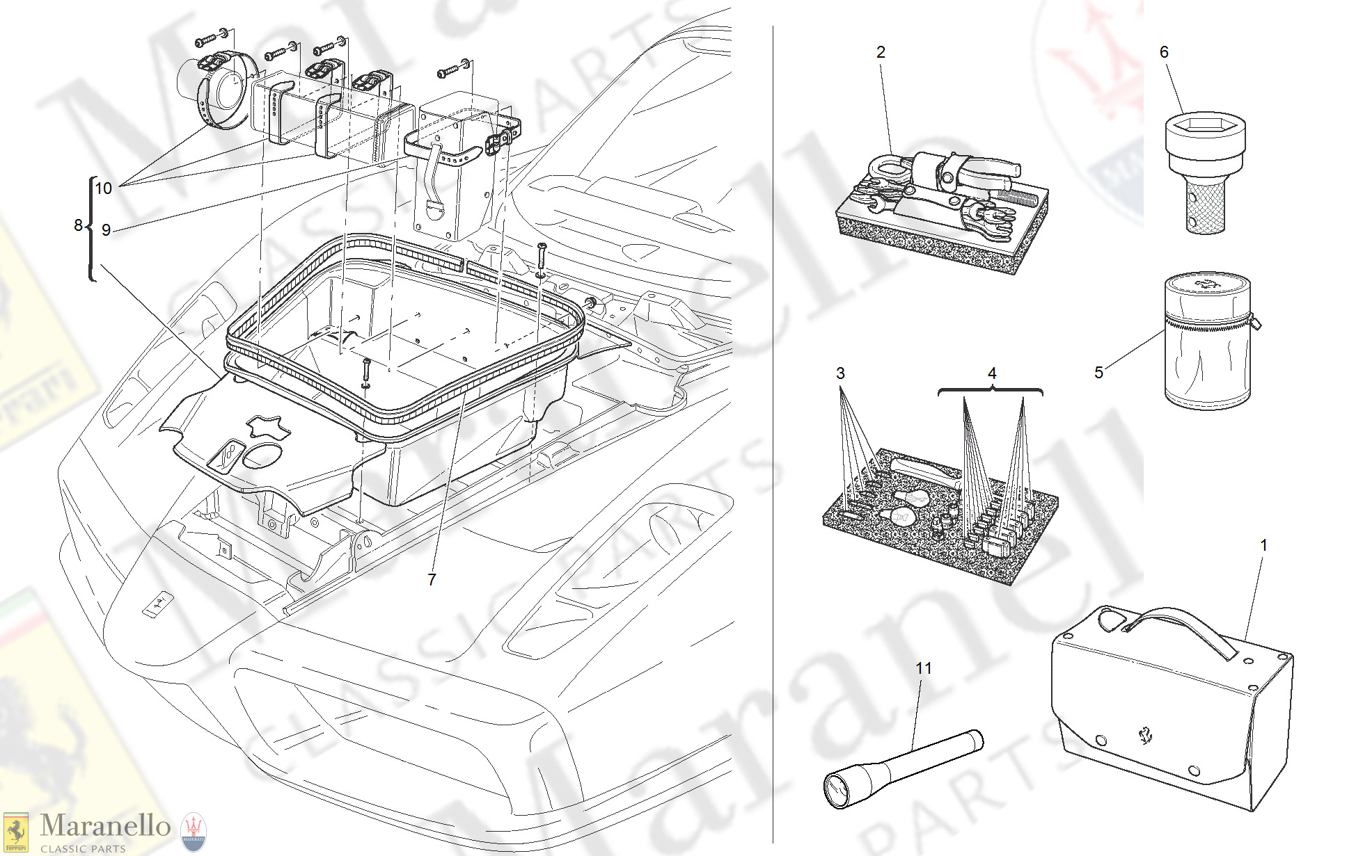 051 - Trunk Compartment And Tools Equipment