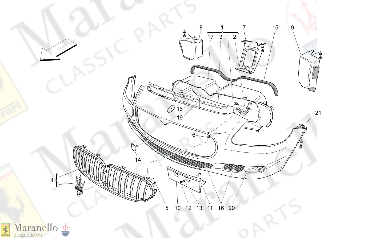 09.10 - 13 - 0910 - 13 Front Bumper