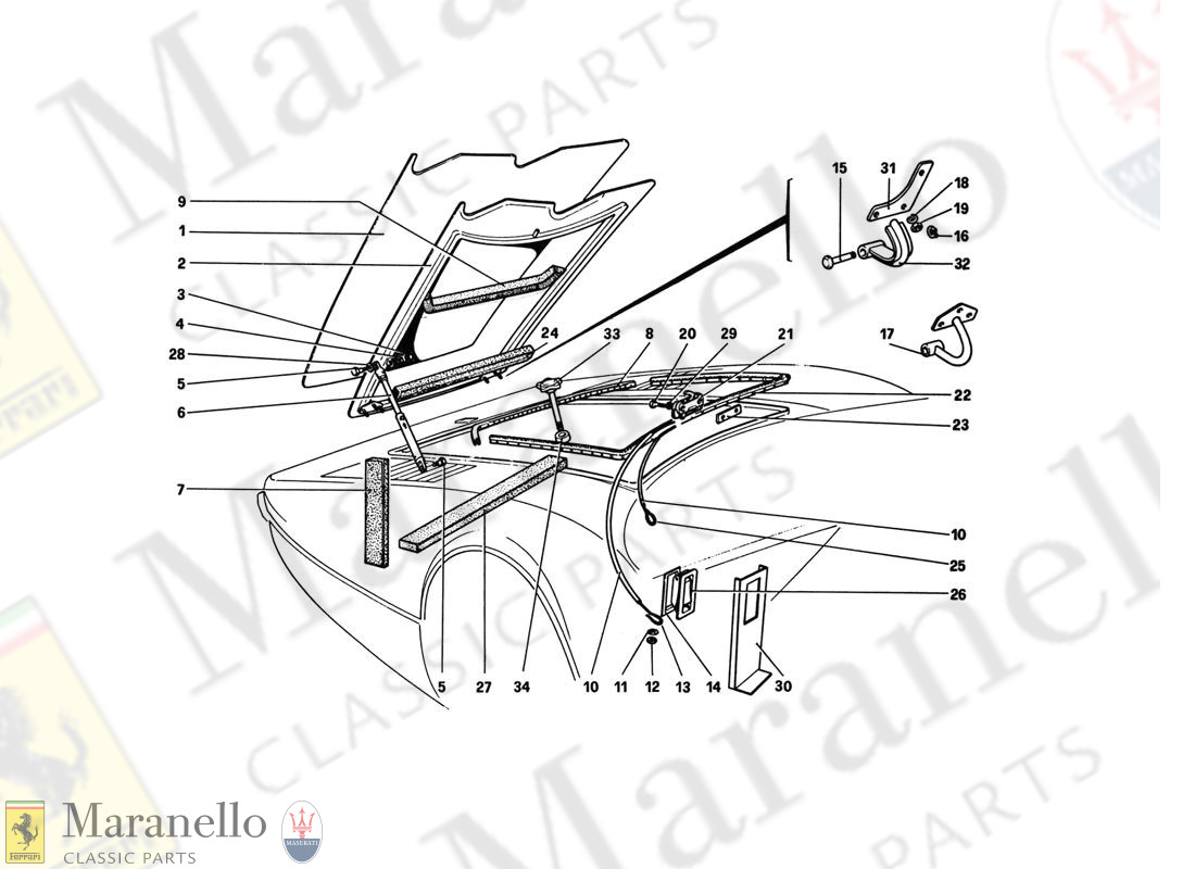 106 - Front Compartment Lid