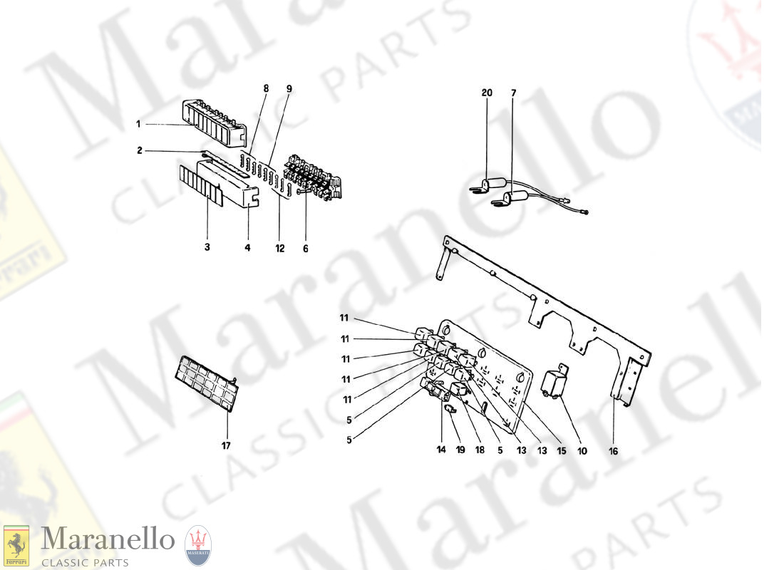 167 - Fuses And Relays (Variants For RHD - Aus Versions)