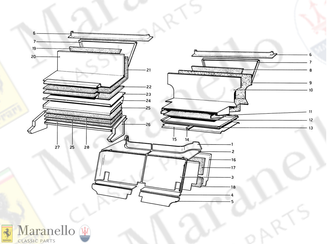 155 - Passenger And Luggage Compartments Insulation (Variants For RHD - Aus Version)