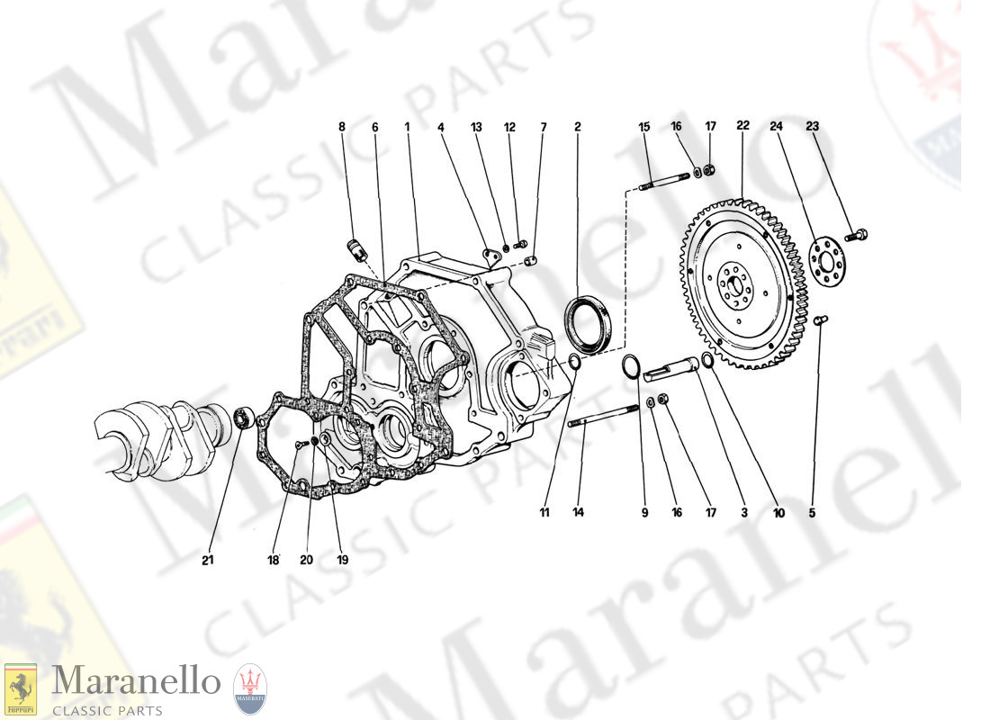 004 - Flywheel And Clutch Housing Spacer