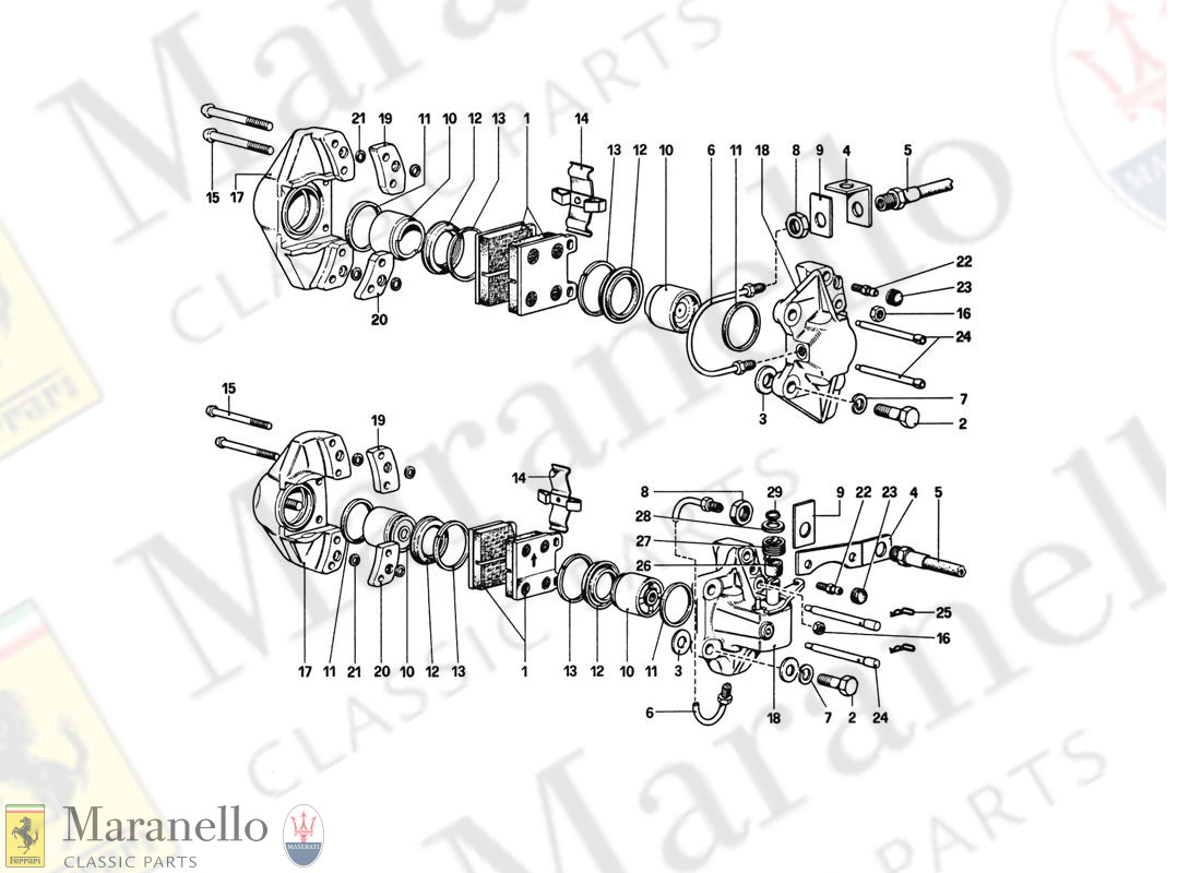 032 - Calipers For Front And Rear Brakes